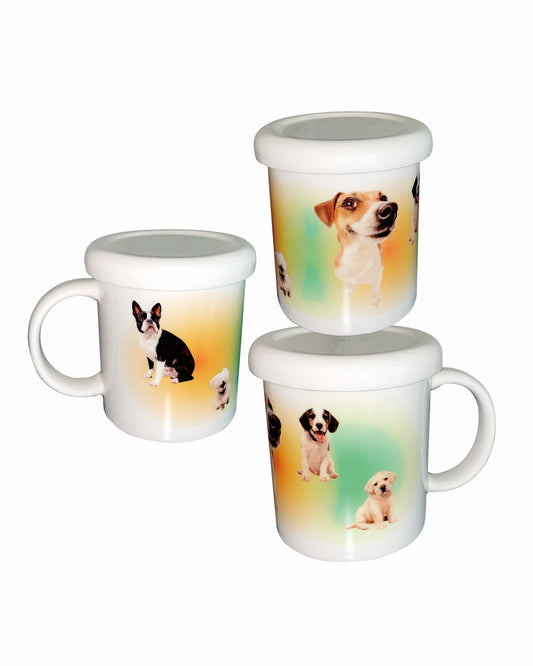 그라데이션 퍼피 머그 (오렌지&그린) - you like what 유라이크왓 - CAVA LIFE