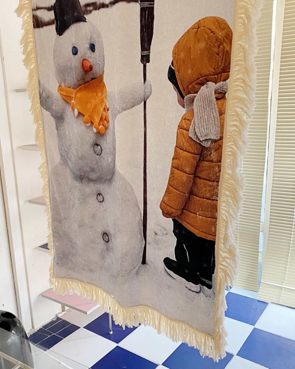 스노우&베이비 블랭킷 (세로형) - you like what 유라이크왓 - CAVA LIFE