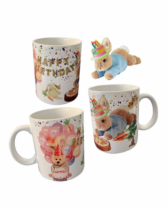 토끼의 생일 머그컵 (칼라팡파레) - you like what 유라이크왓 - CAVA LIFE