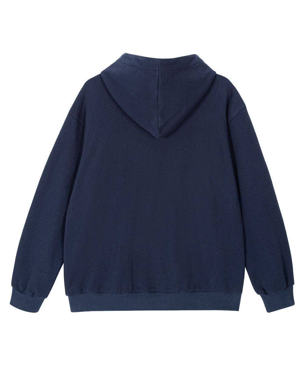 Kangaroo hoodie (Navy) - SCHAFT 셰프트 - CAVA LIFE