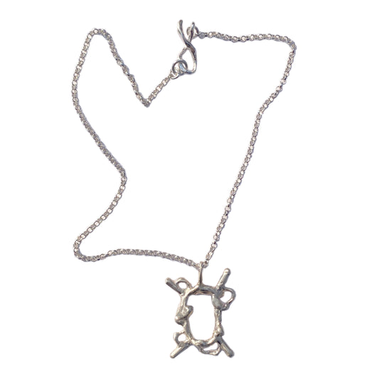 hollow frame necklace 2 - MIDLIG 미드리그 - CAVA LIFE