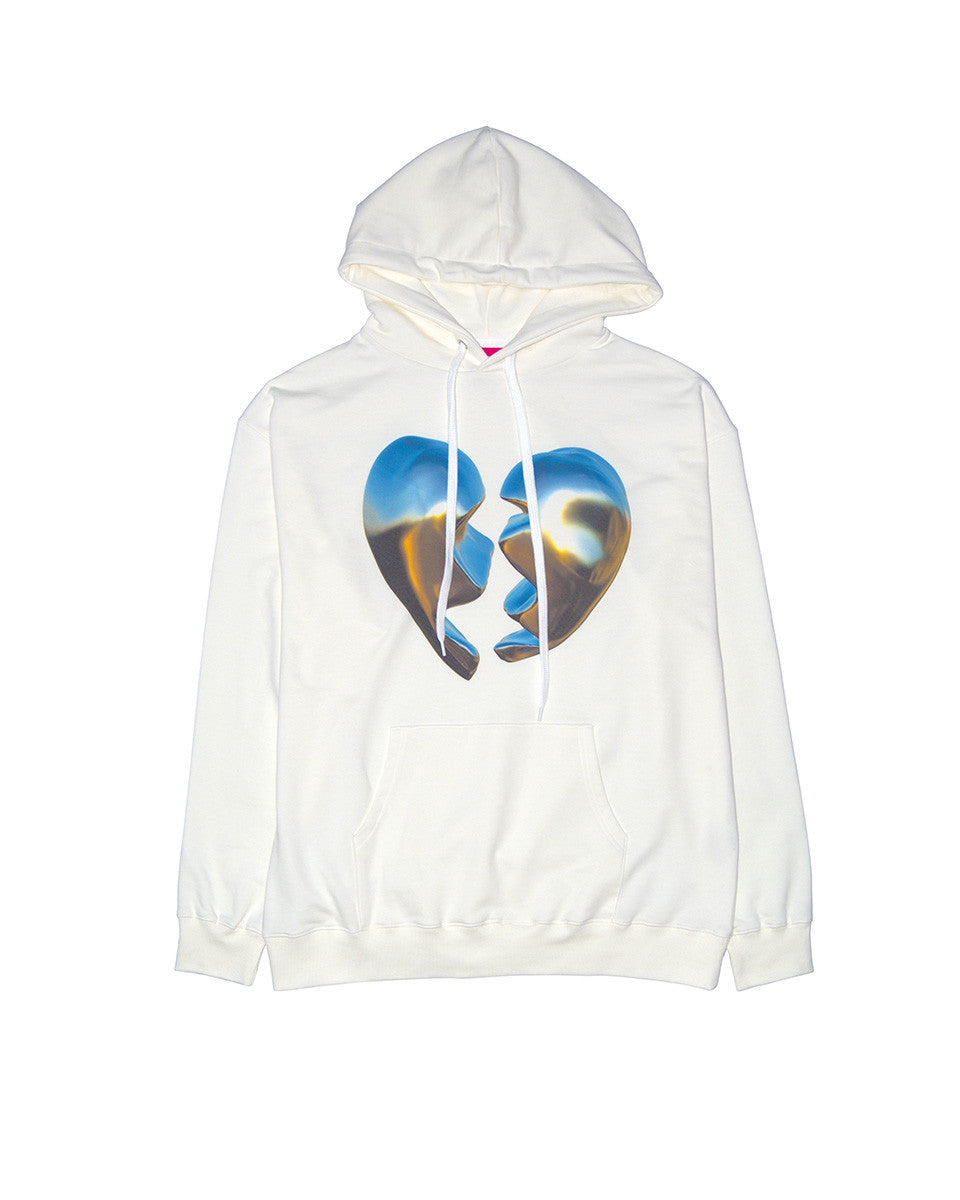 Broken Heart Hoodie IVORY - KATER 카터 - CAVA LIFE