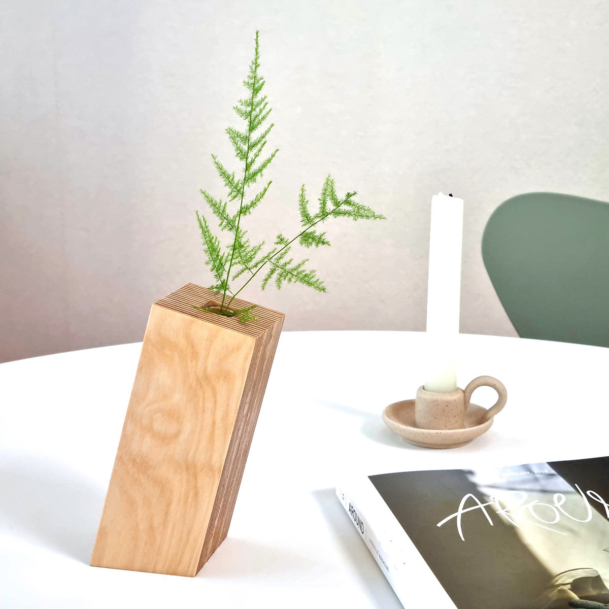 오블리크 시리즈 - 화병 (Short type) - Studio Hoteno 스튜디오 호테노 - CAVA LIFE