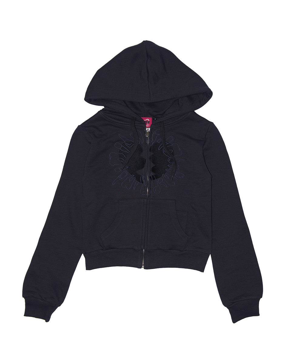 Broken Heart zip-up hoodie GRAY - KATER 카터 - CAVA LIFE