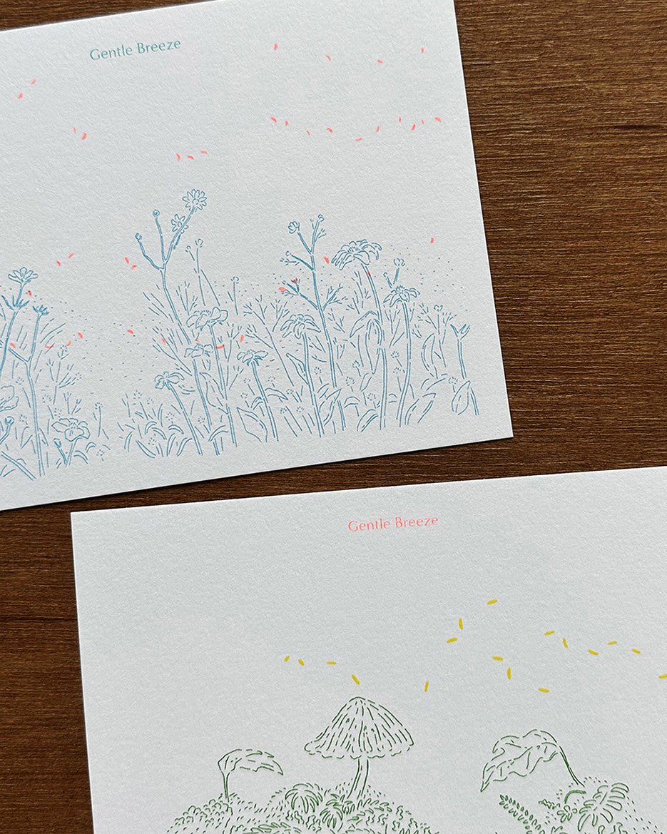 Gentle Breeze 엽서 - PAPER PLATE 페이퍼플레이트 - CAVA LIFE