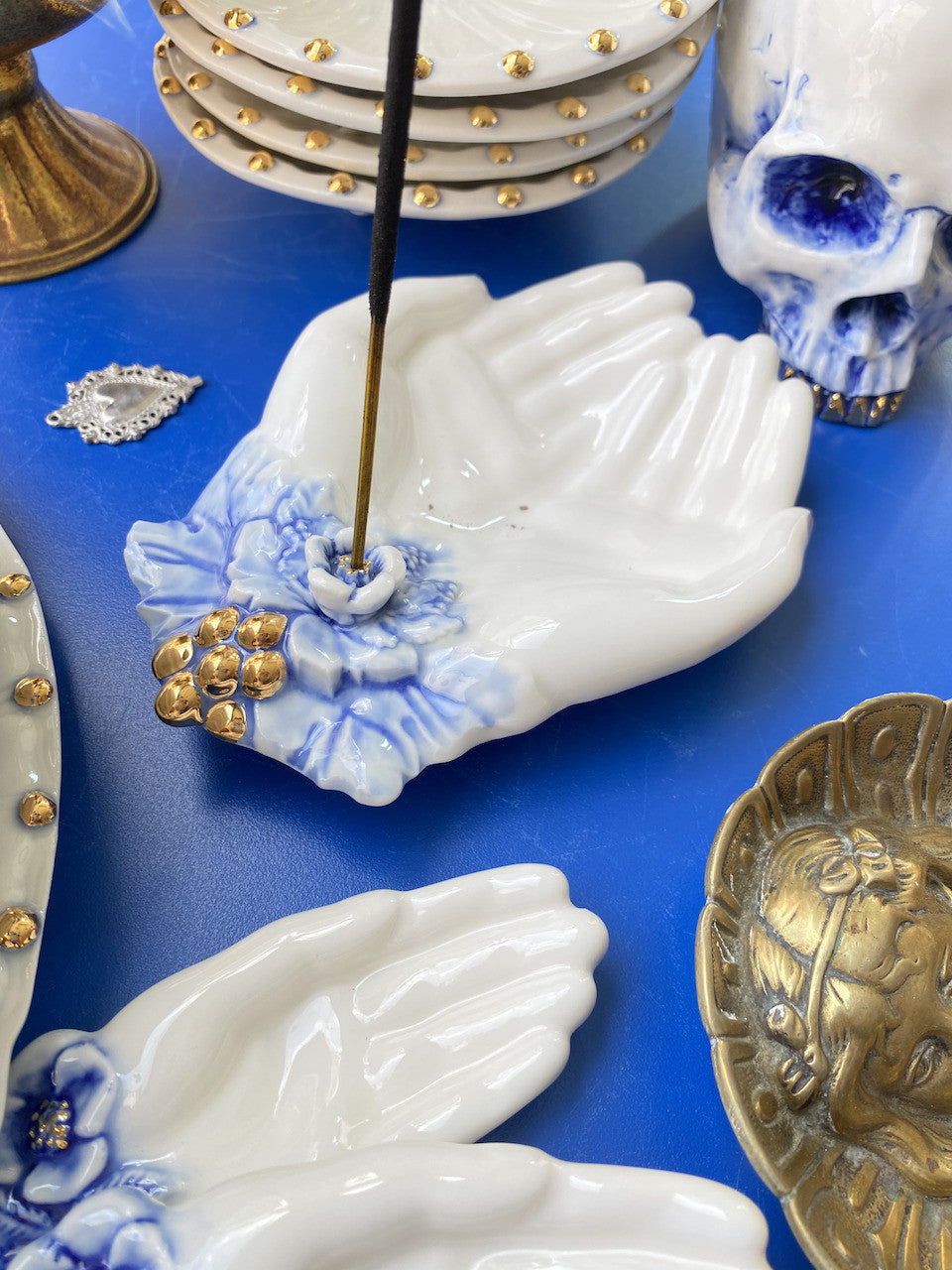 핸드디쉬 - chinoiserie 시누아즈리 - CAVA LIFE