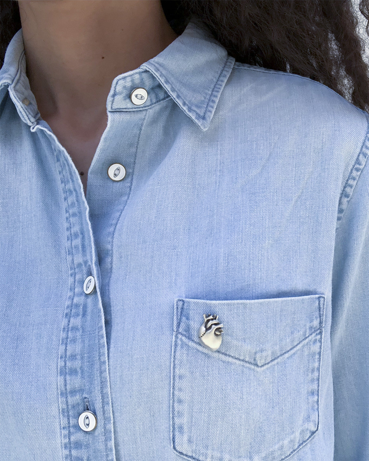 human heart lapel pin - Next Green Door - CAVA LIFE