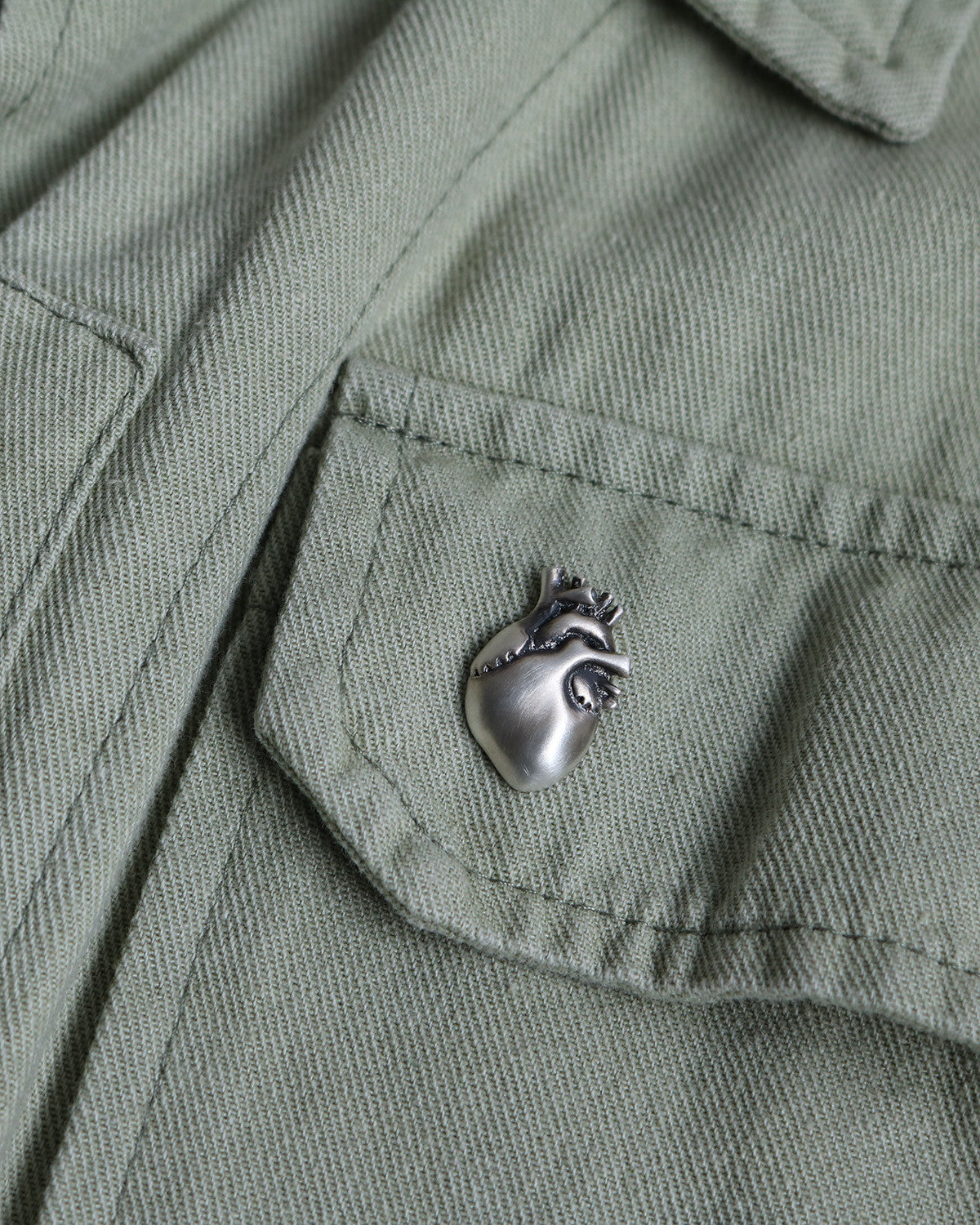 human heart lapel pin - Next Green Door - CAVA LIFE