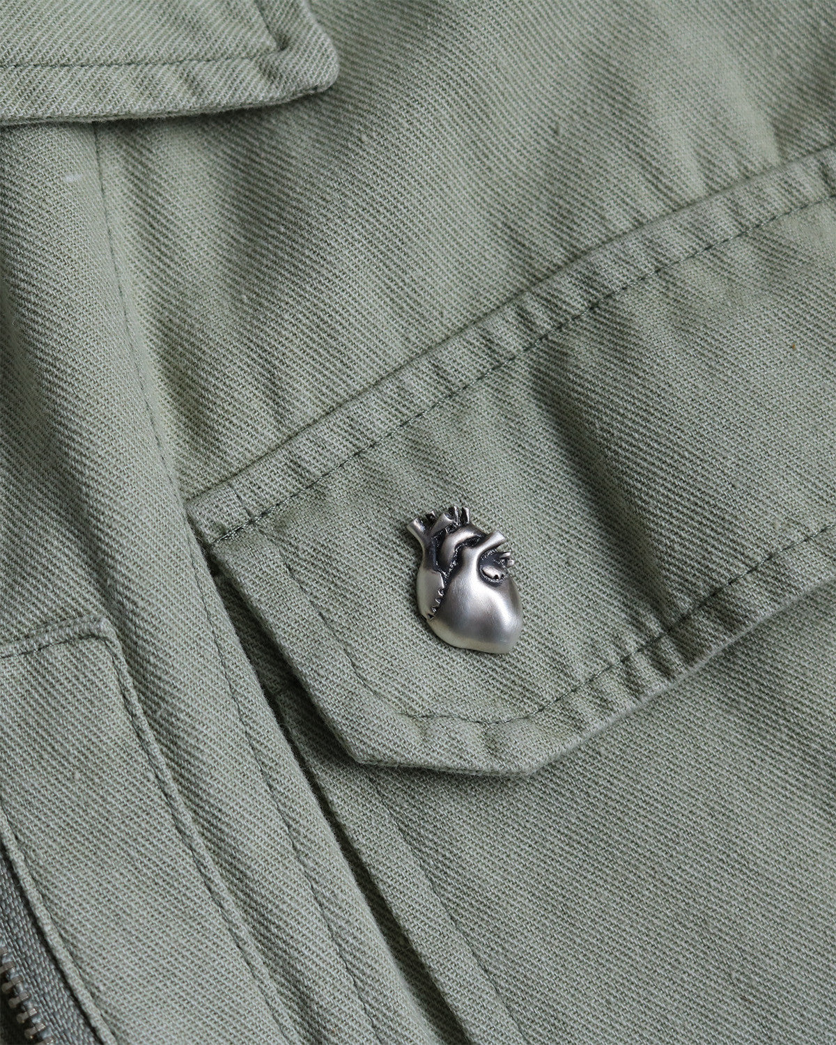 human heart lapel pin - Next Green Door - CAVA LIFE