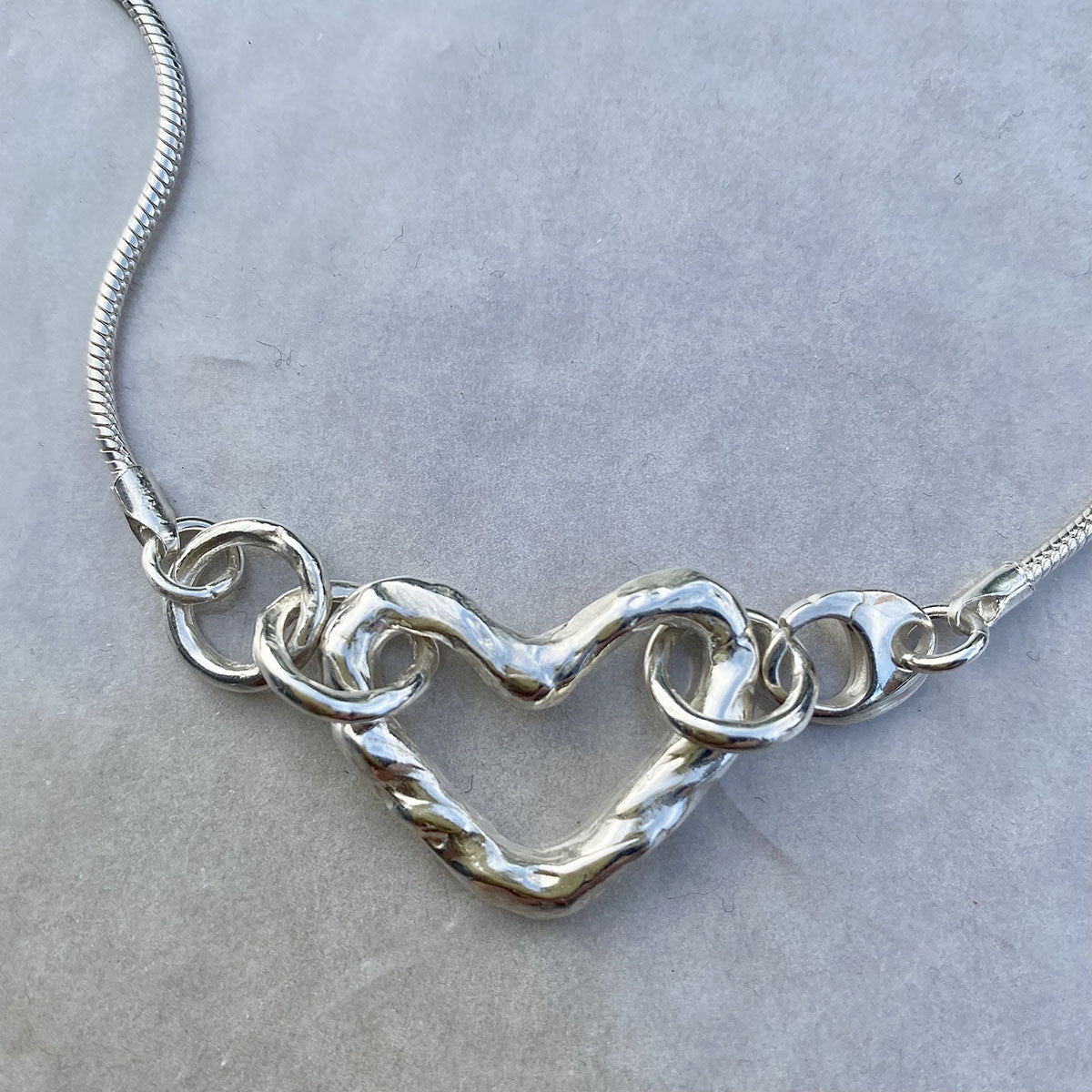 heart ring ring necklace - MIDLIG 미드리그 - CAVA LIFE