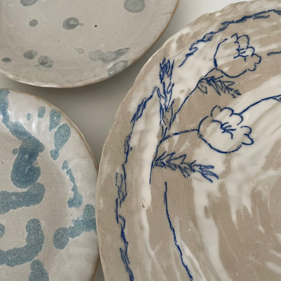 blue flowers - moicraft 무아크래프트 - CAVA LIFE