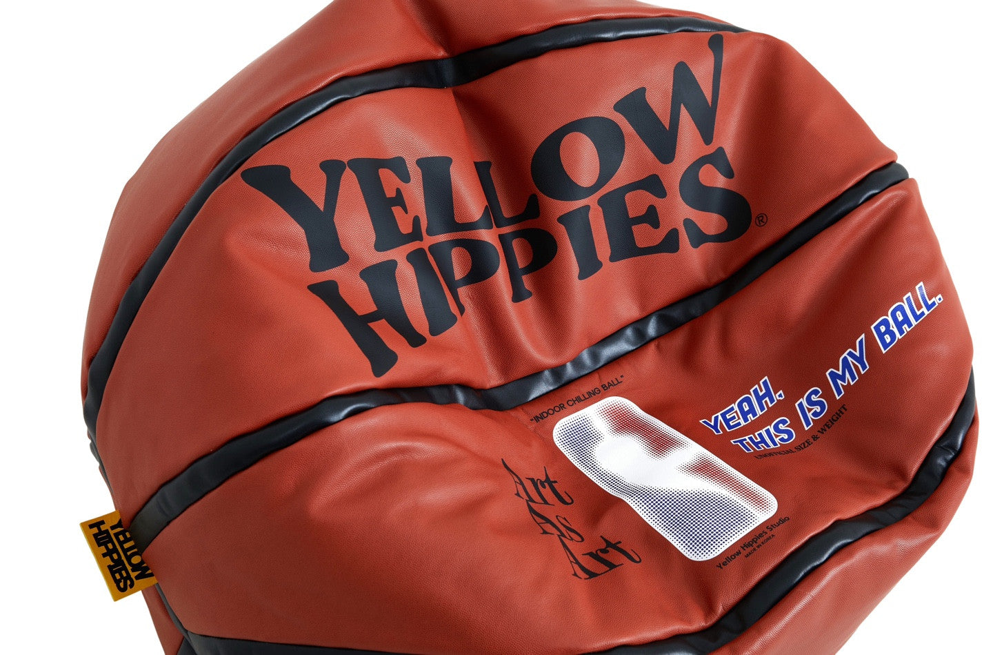 Basketball Bean Bag, Brown - Yellow Hippies studio 옐로우히피스 - CAVA LIFE
