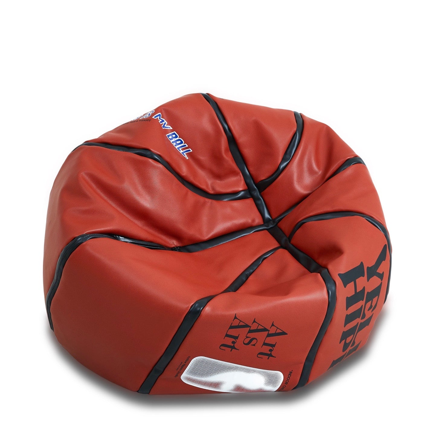 Basketball Bean Bag, Brown - Yellow Hippies studio 옐로우히피스 - CAVA LIFE