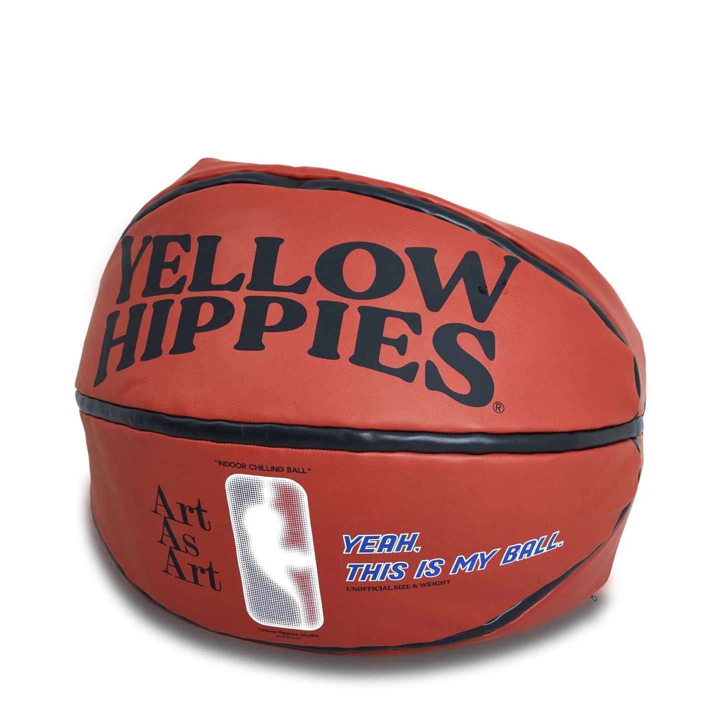Basketball Bean Bag, Brown - Yellow Hippies studio 옐로우히피스 - CAVA LIFE