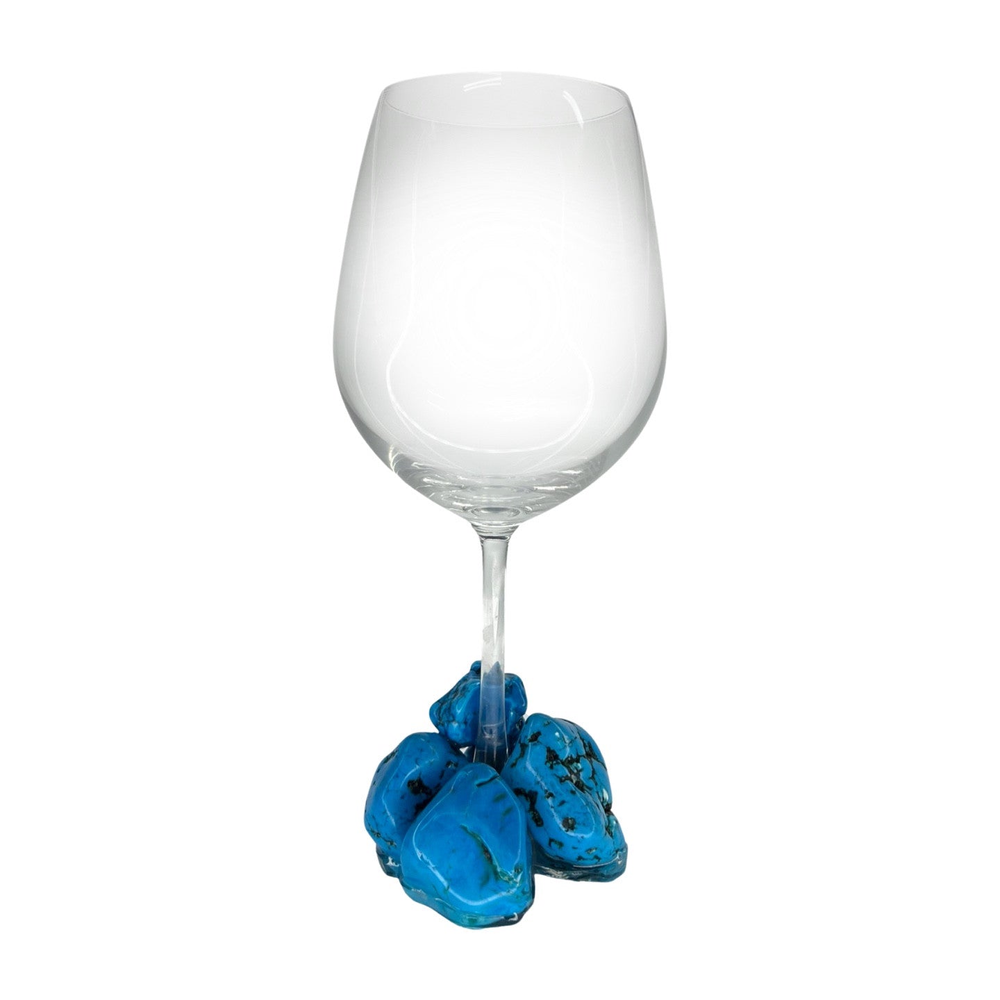 Turquoise Wine Glass - Yellow Hippies studio 옐로우히피스 - CAVA LIFE