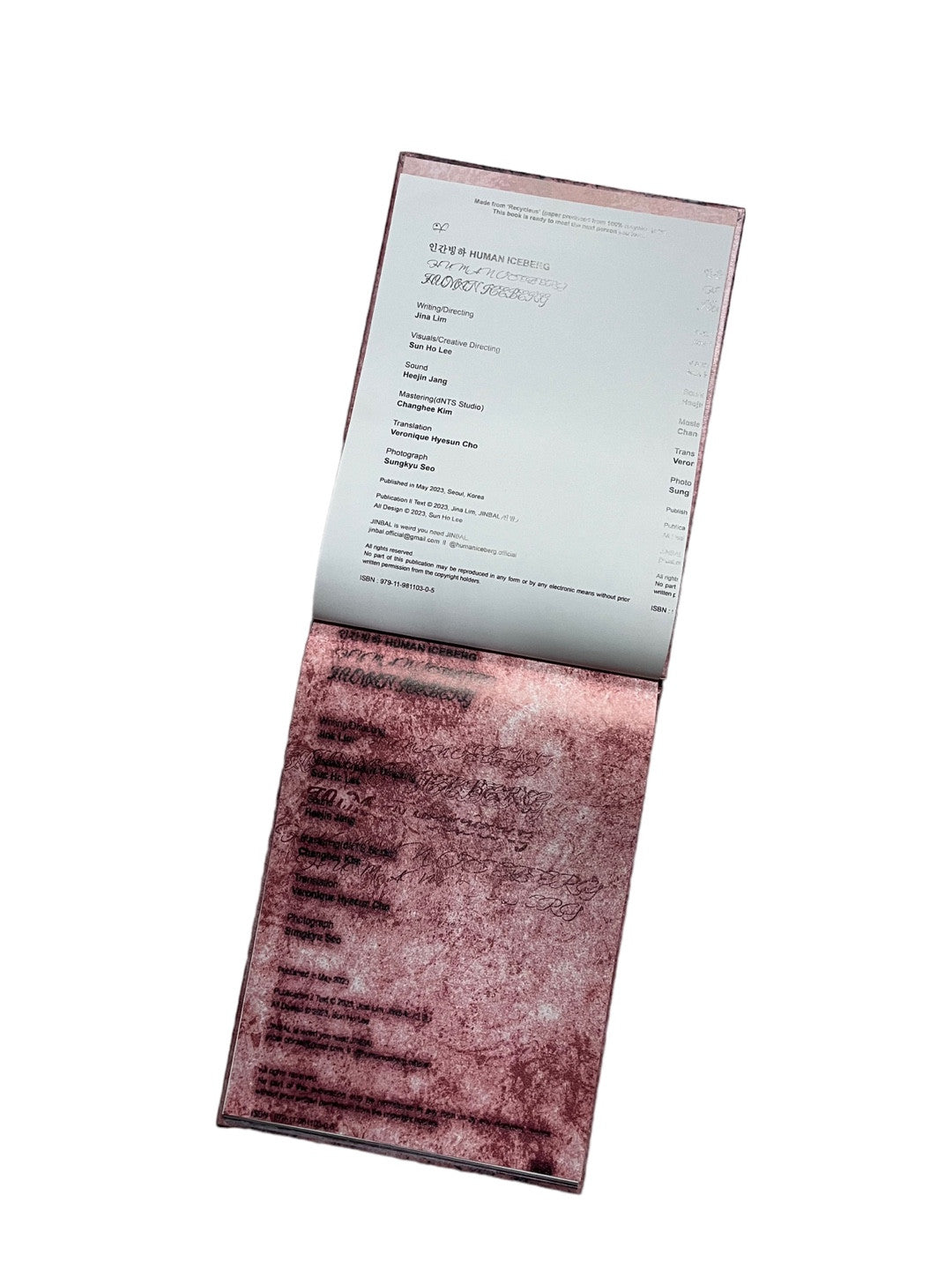 인간빙하 (HUMAN ICEBERG) - JINA LIM (JINBAL) 임진아 / 진발 - CAVA LIFE