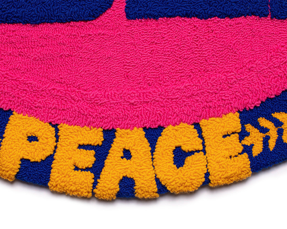 Meditation Rug : PEACE - Le Jardin de la Paix 평화의정원 - CAVA LIFE