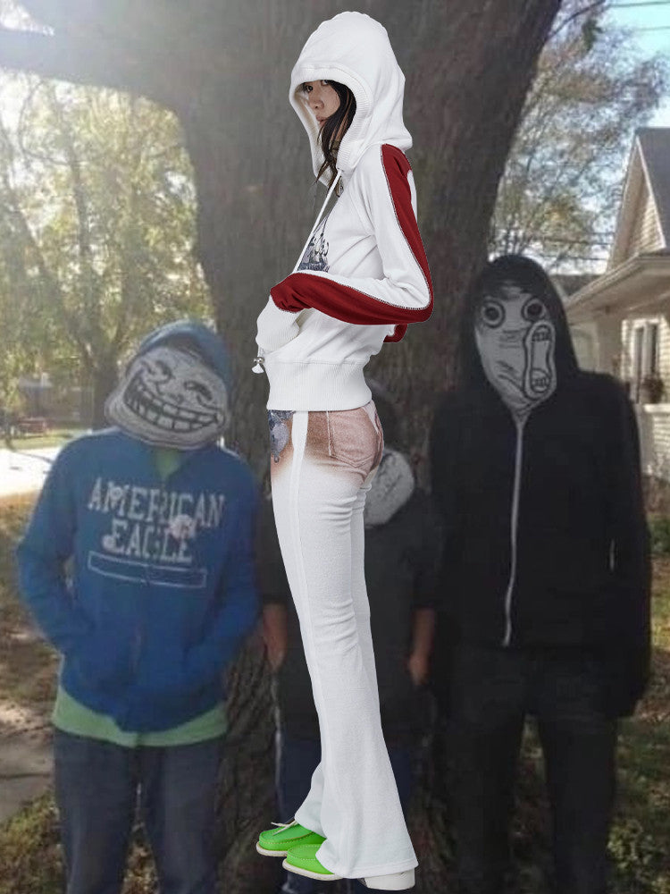 TE#8 “BIKINIsed Denim” for BeachBitches Trackpants - KIZIP 키집 - CAVA LIFE