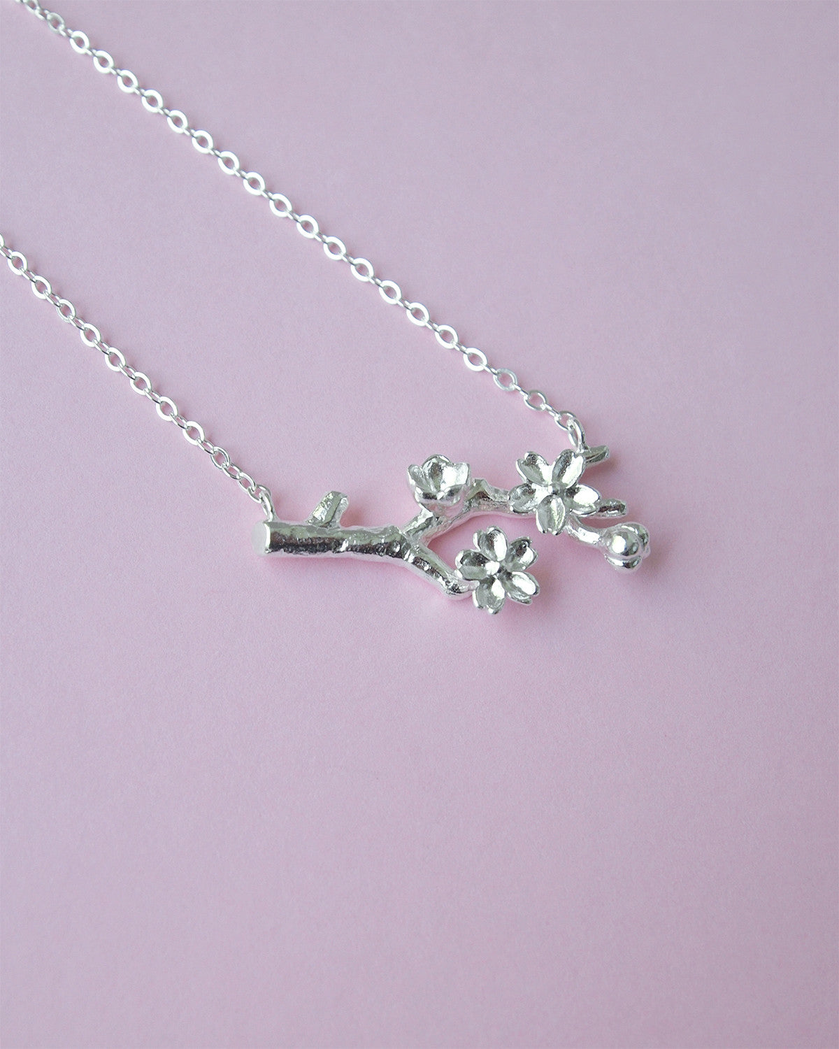 cherry blossom necklace - Next Green Door - CAVA LIFE