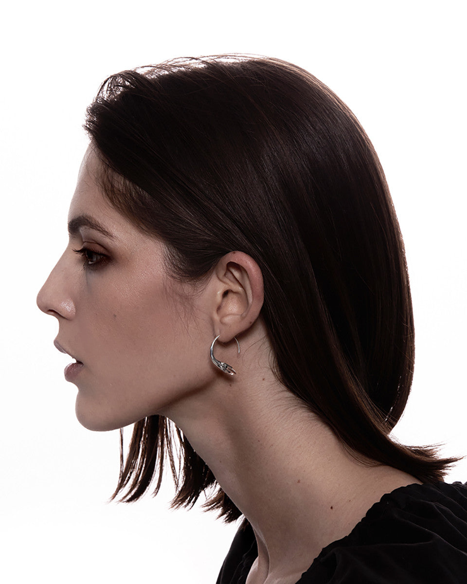 쿼츠 후프 이어링 - SENSE OPTIC 센스옵틱 - CAVA LIFE