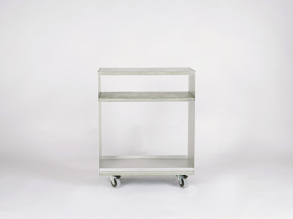 옻칠 & 리벳 이음 트롤리 (하제x하르타) - 그린 - HAJE 하제 - CAVA LIFE