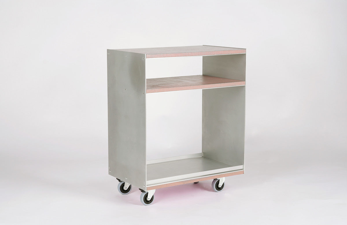 옻칠 & 리벳 이음 트롤리 (하제x하르타) - 핑크 - HAJE 하제 - CAVA LIFE