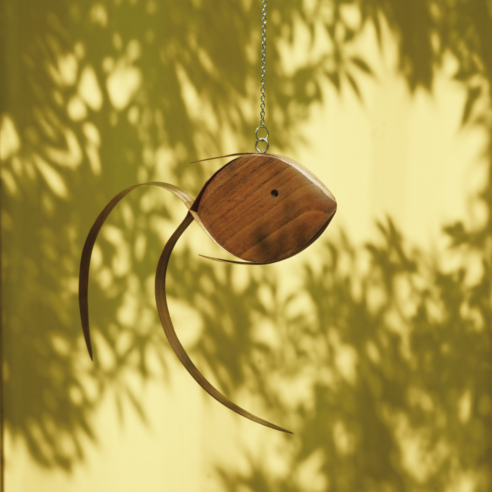 Almond Fish 모빌 - 월넛