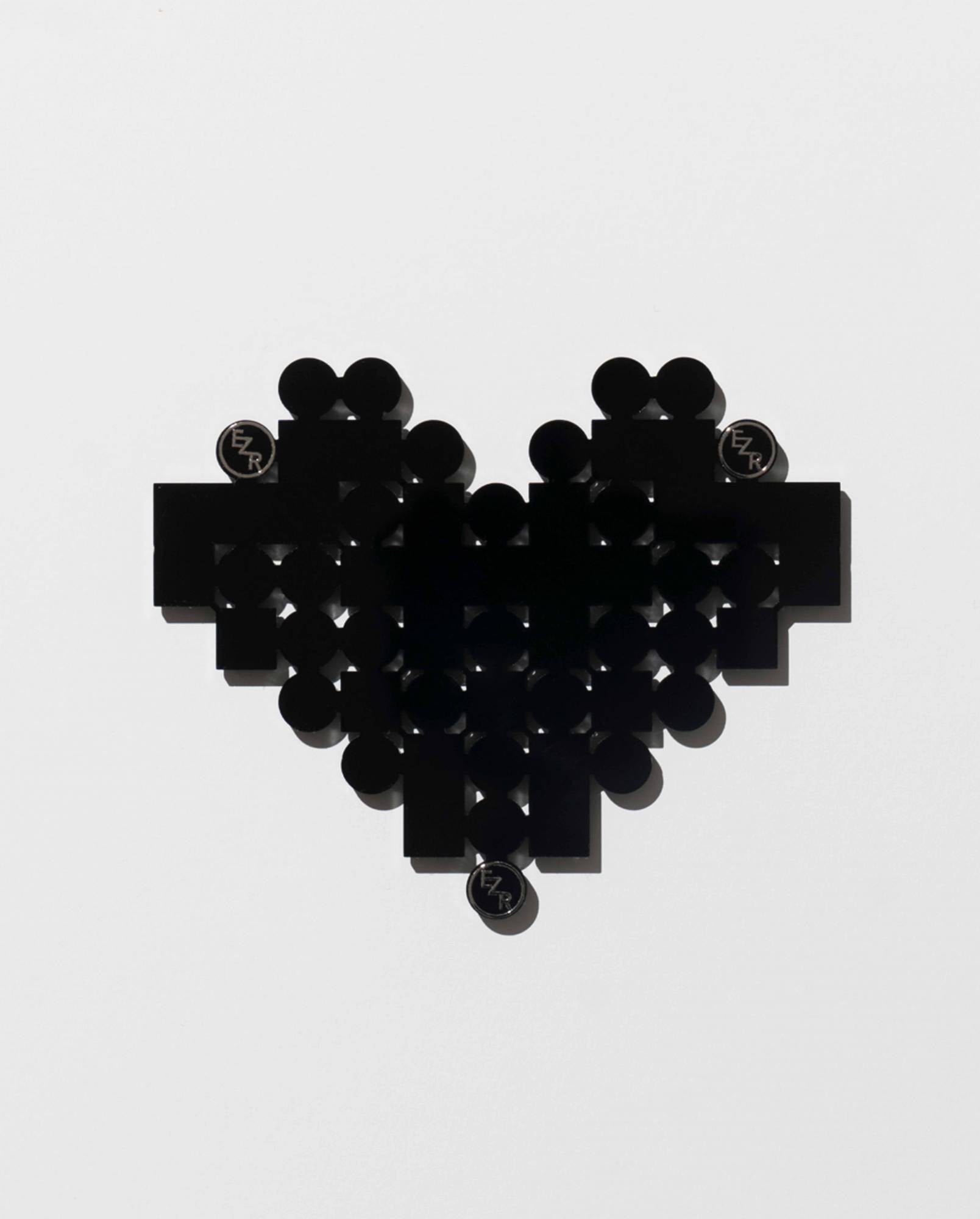 BLACK HEART COASTER - E-ZR 그룹 이지알 - CAVA LIFE