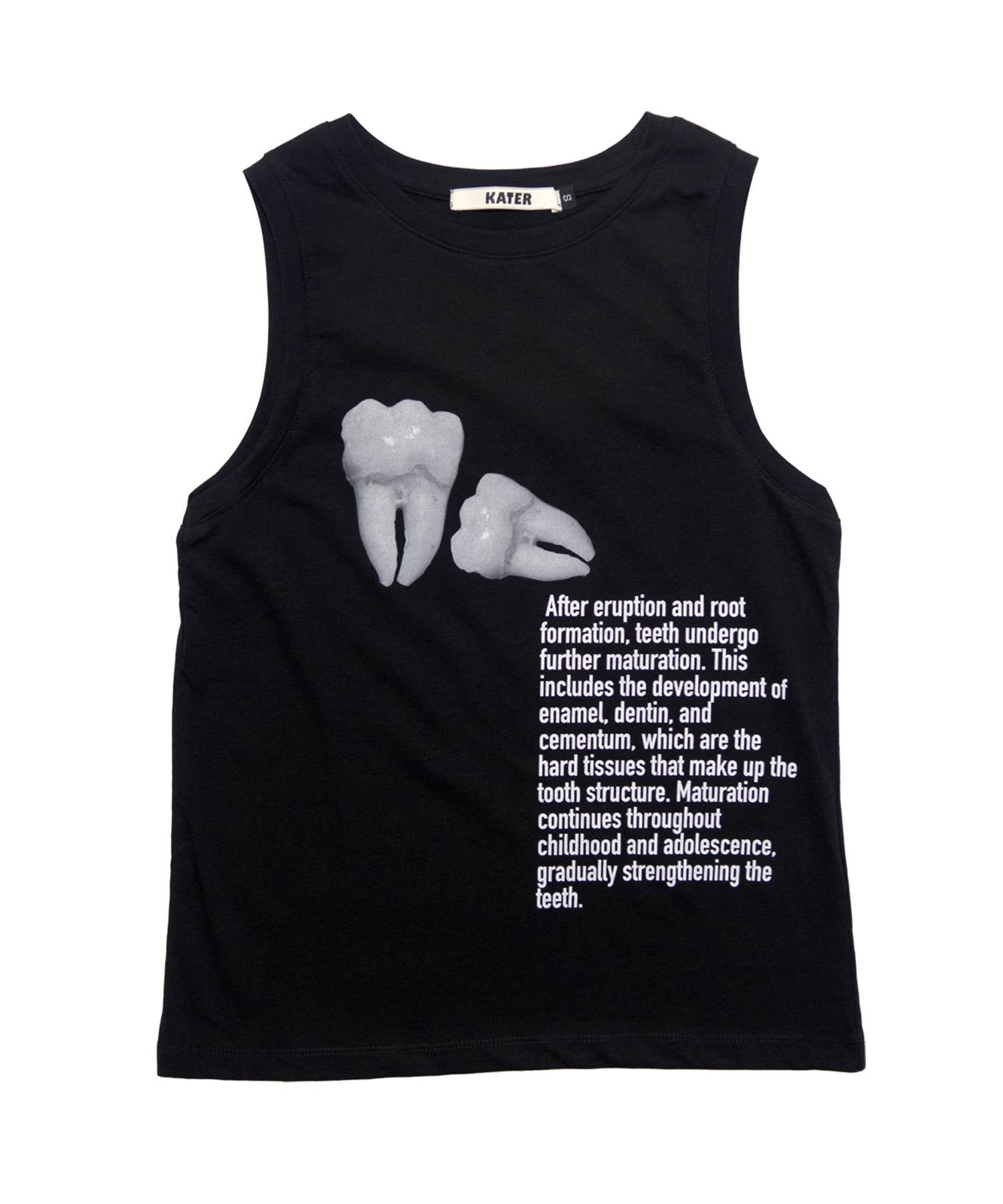 Teeth Sleeveless Tee BLACK