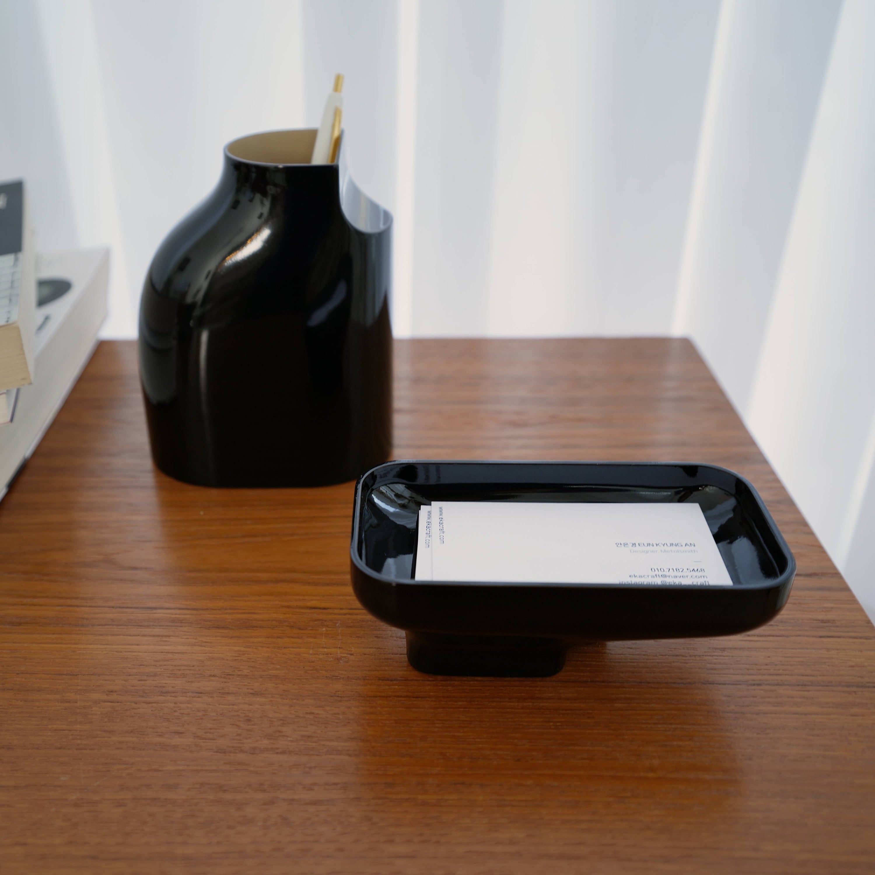 둥근 사각 받침 - AN EUNKYUNG / EKA CRAFT 안은경 / 에카 크라프트 - CAVA LIFE