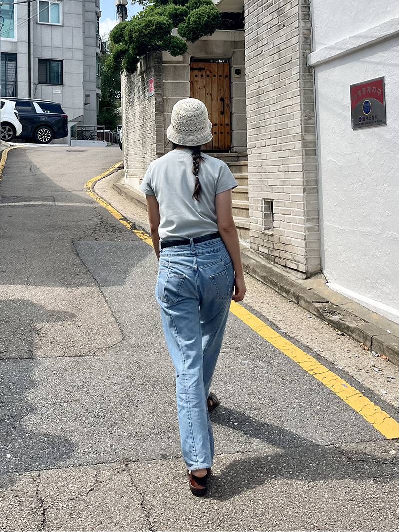 OSLO BUCKET HAT 오슬로 니트 버킷햇 - Light Grey