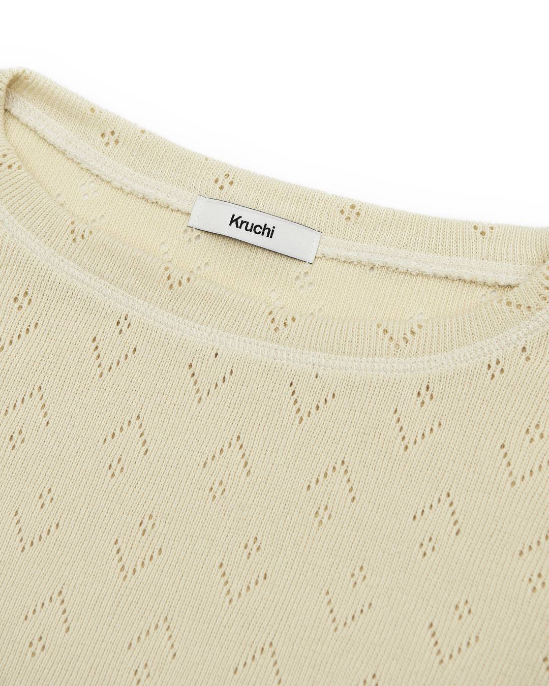 Punching Knit (CREAM) WOMENS