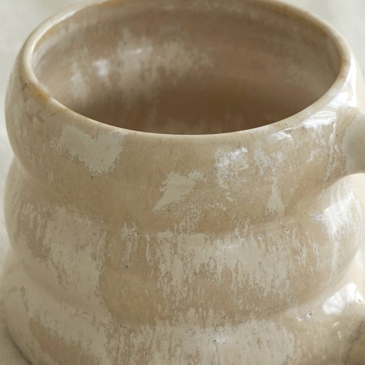 웨이브 머그-오로라 베이지