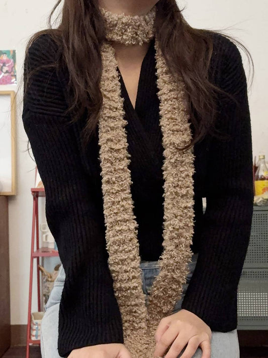 Teddy Muffler / 테디 머플러 - 베이지