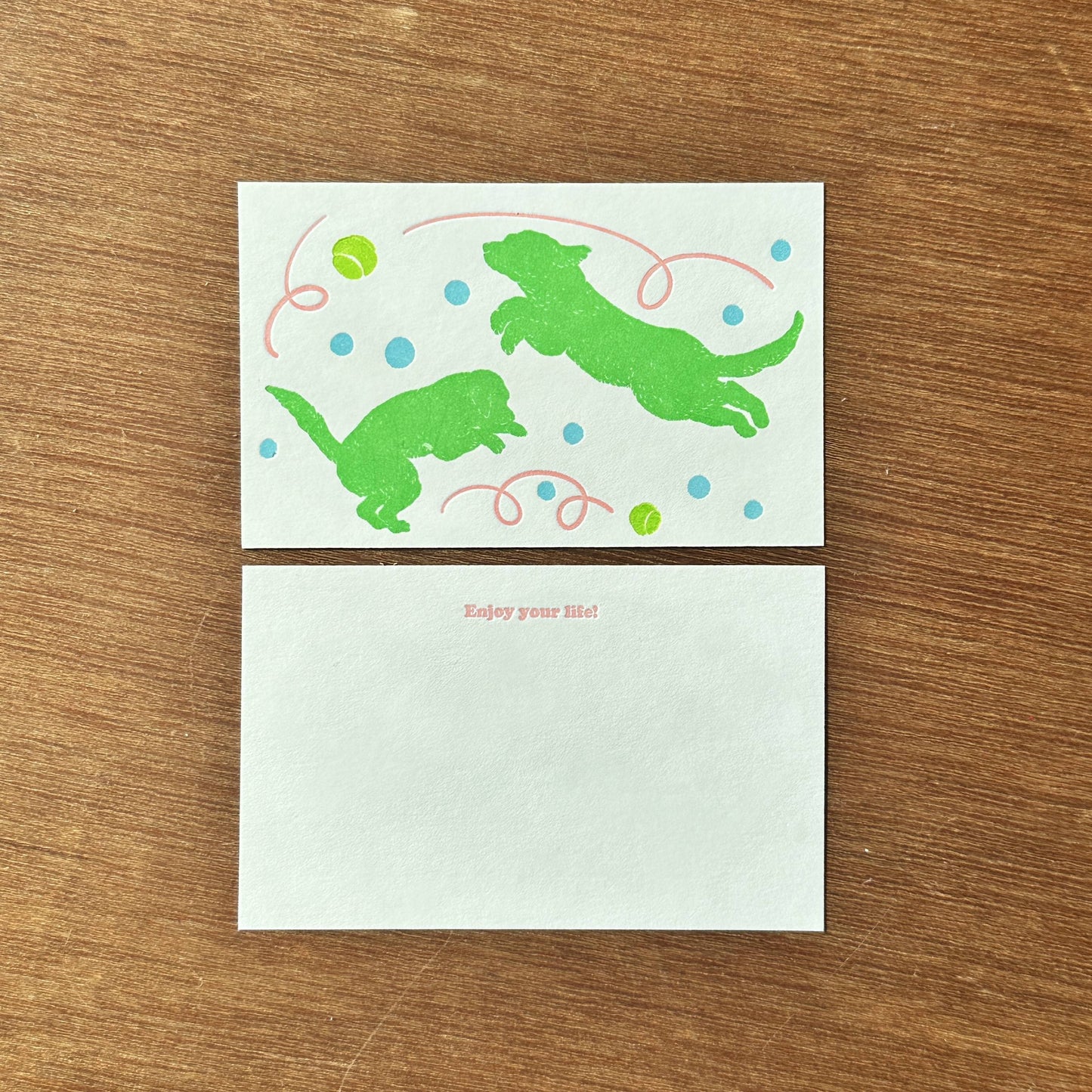 [SMALL PLATES] Dog Message Card