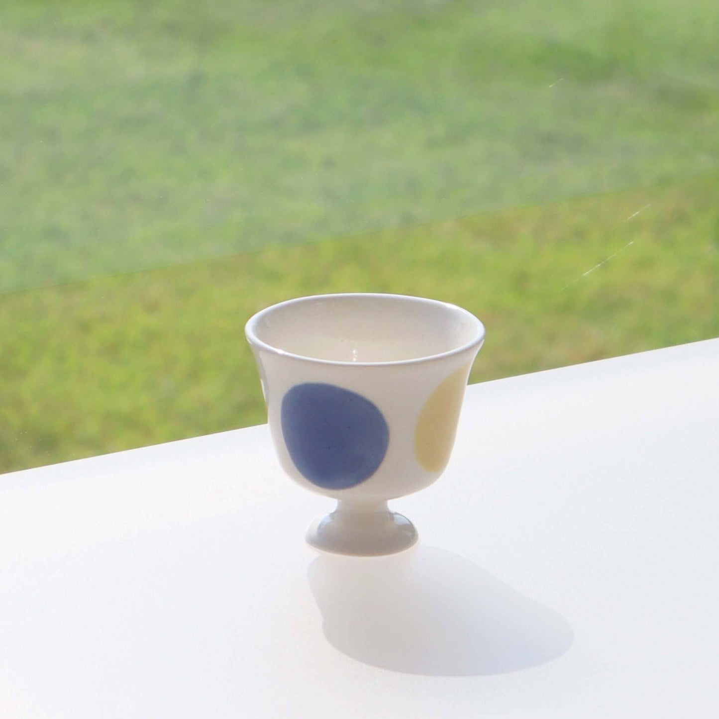 DOT mini goblet - blue&yellow