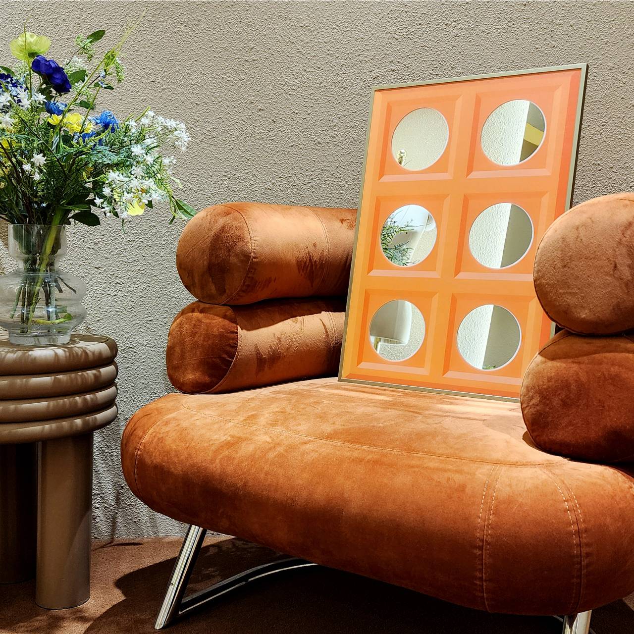 여섯 개의 원_주황 B3