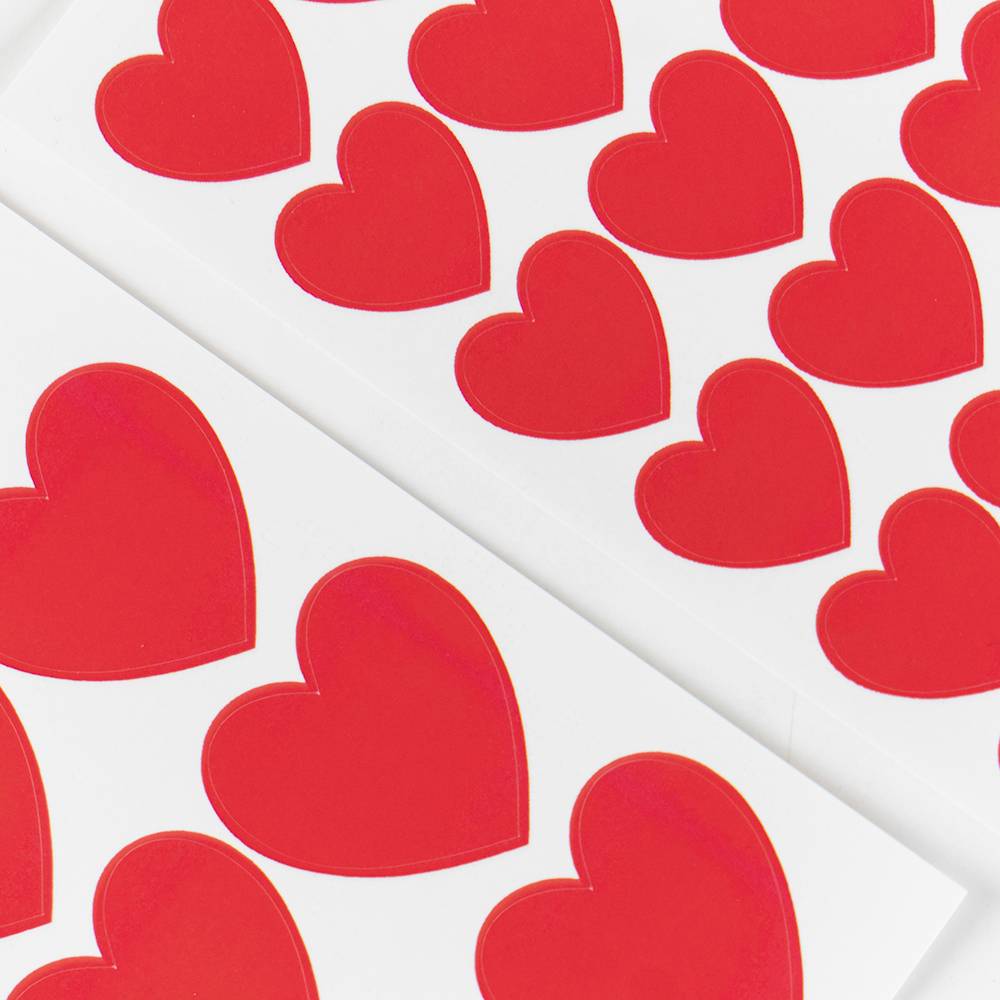 HAPPILY EVER AFTER - RED HEART (하트 씰스티커 2매)