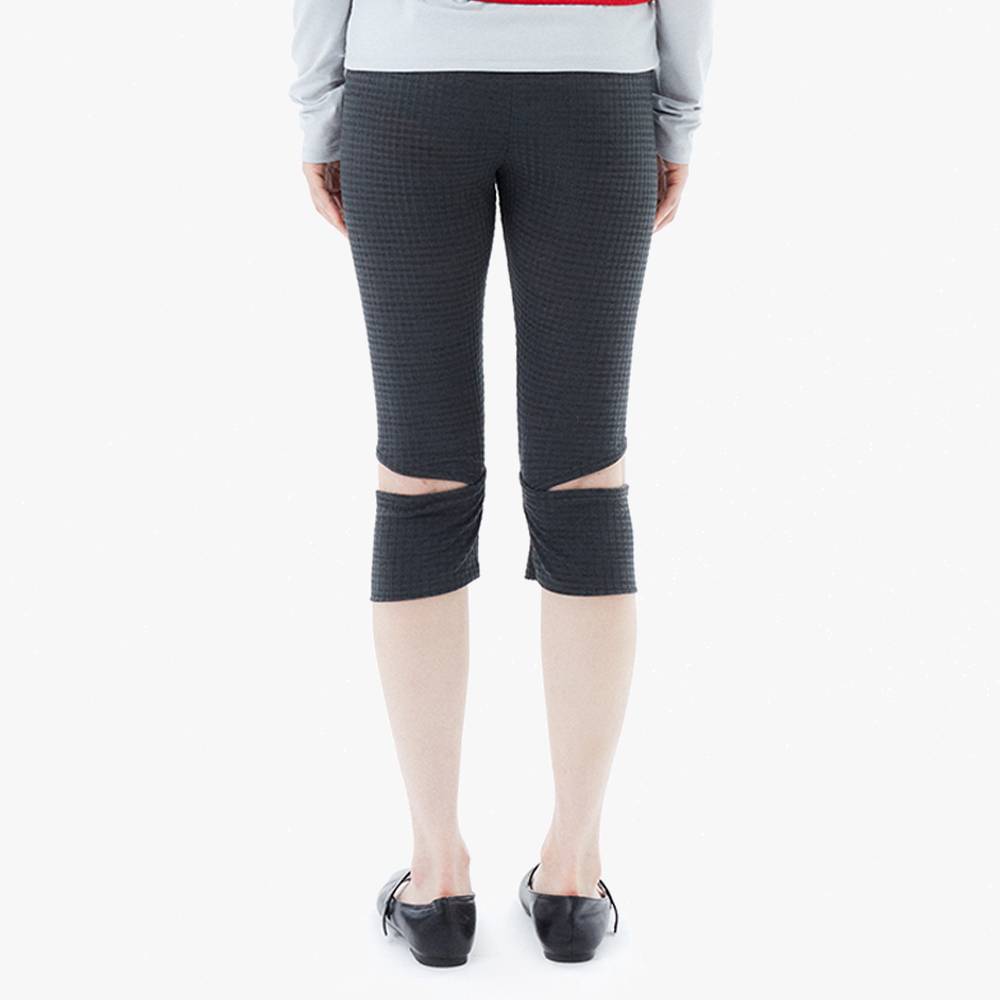 SHEER CHECK LEGGINGS / IVY