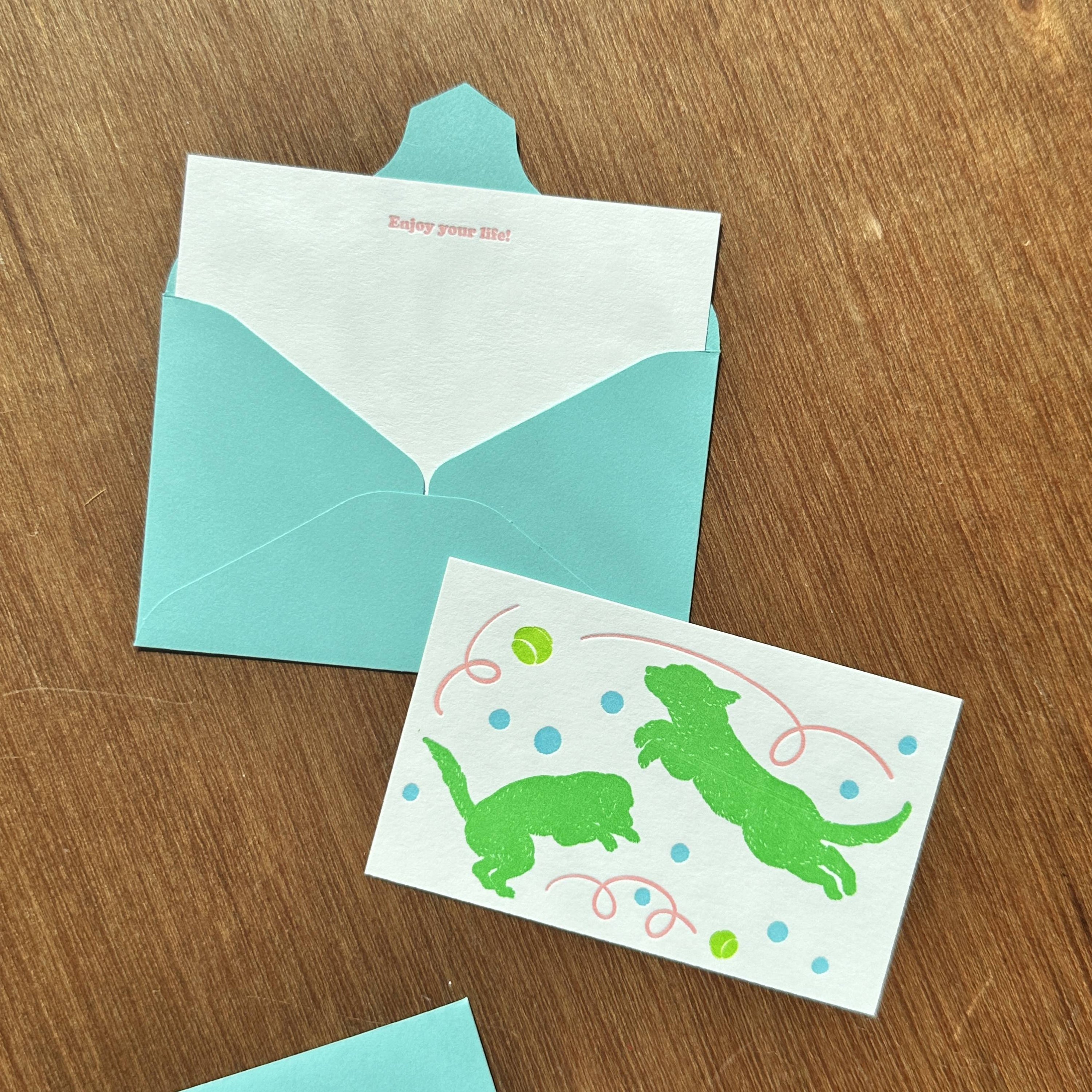 [SMALL PLATES] Dog Message Card