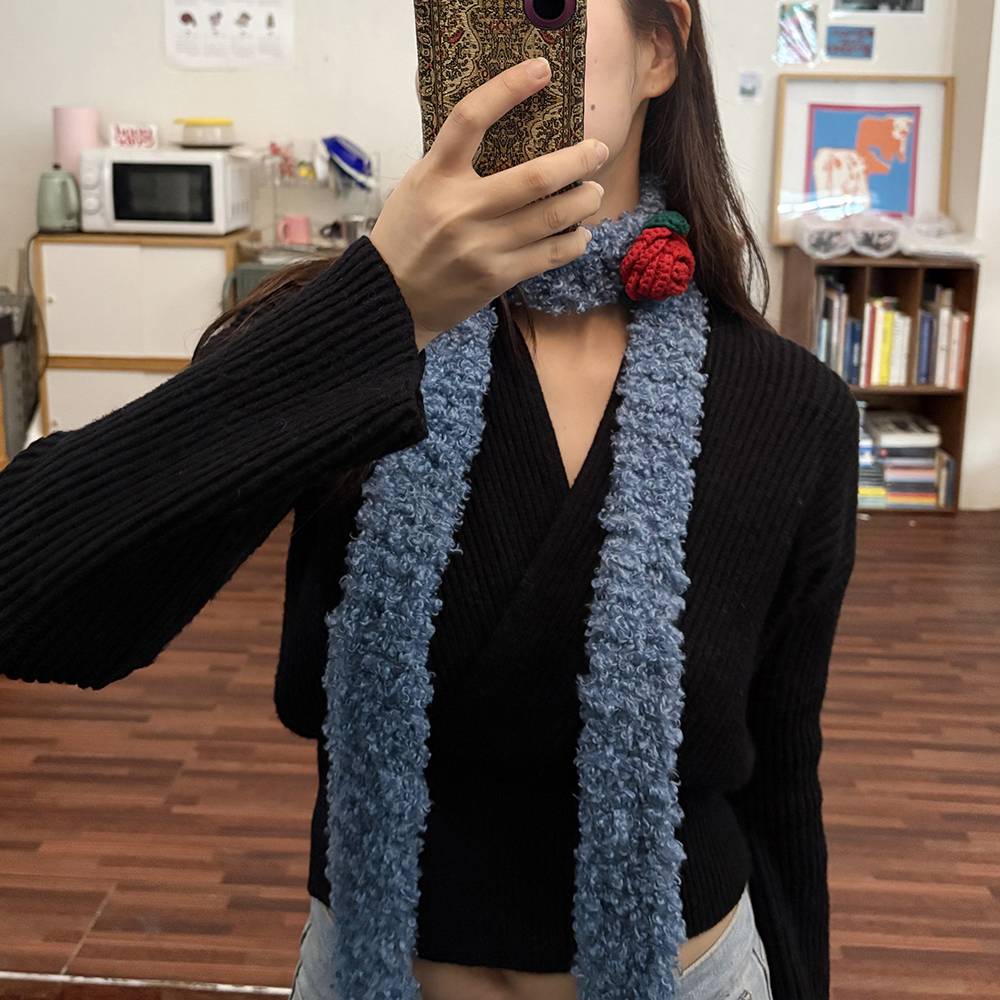 Teddy Muffler / 테디 머플러 - 블루