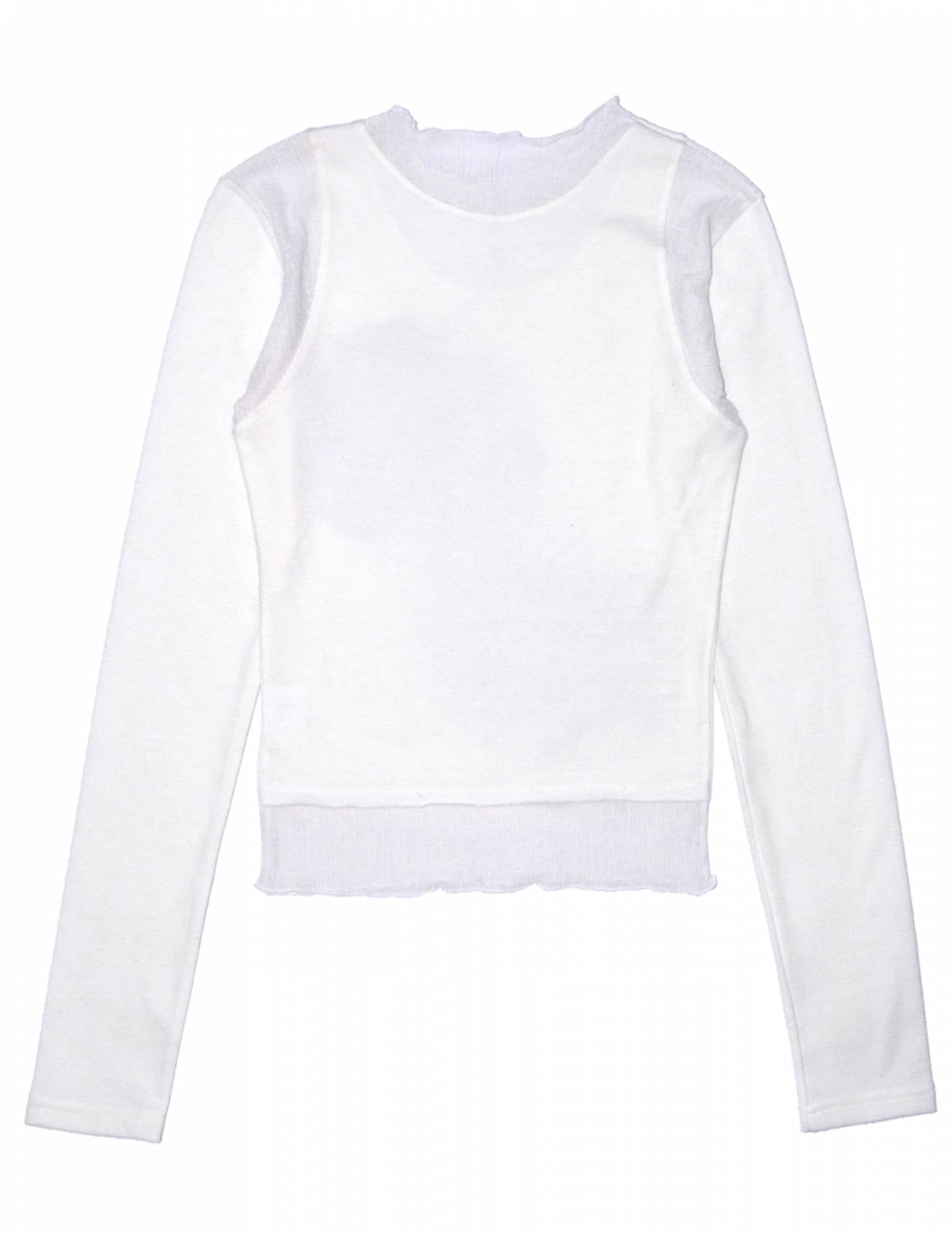 Anxiety disorder long sleeve IVORY - KATER 카터 - CAVA LIFE