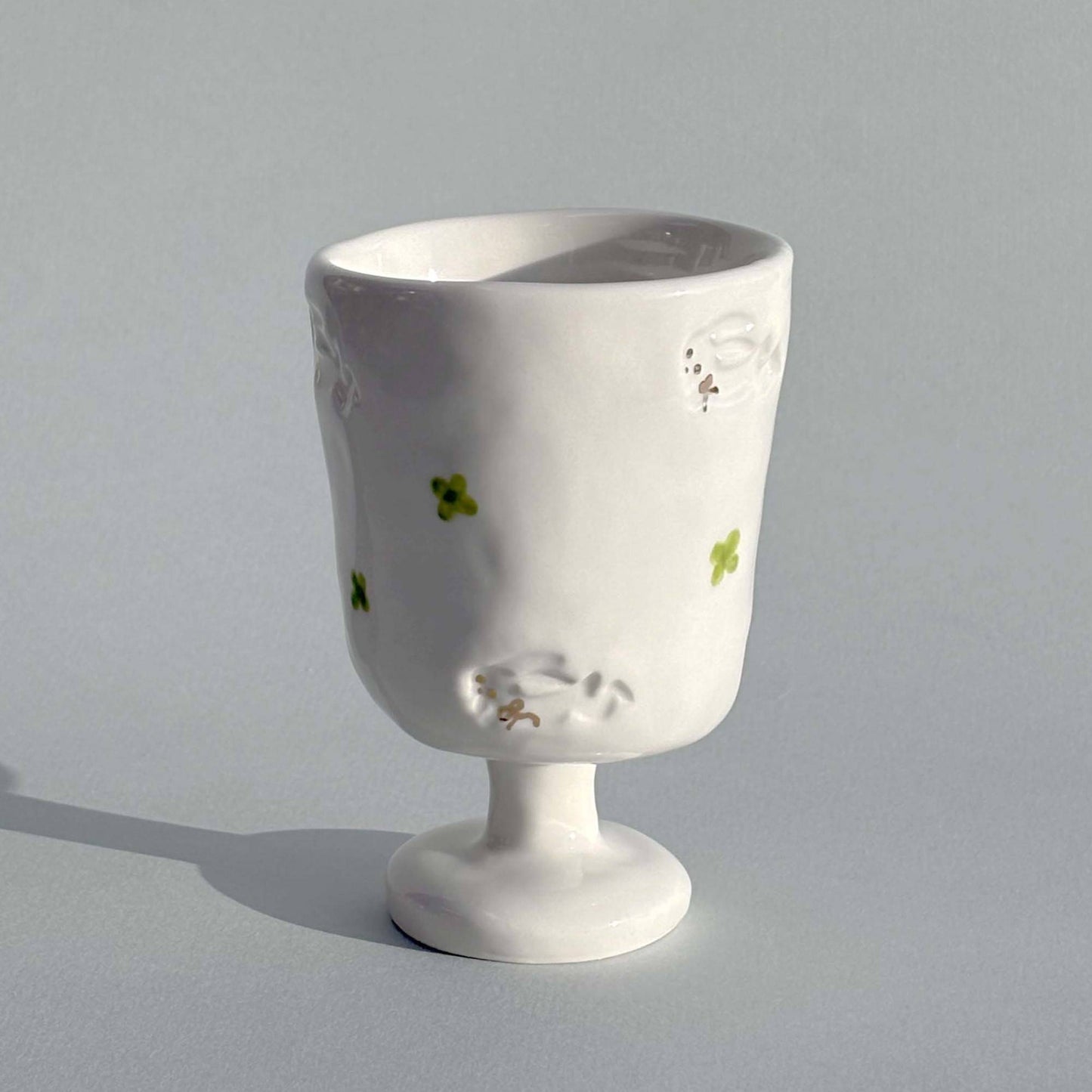 Clover-rabbit goblet