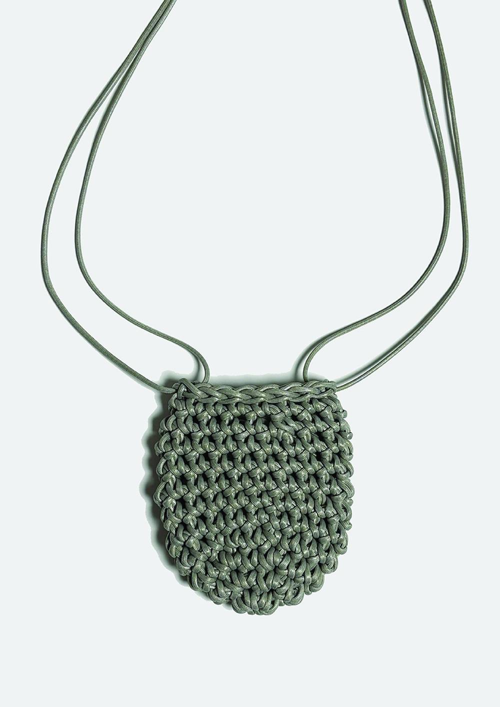 미니 바스켓 크로스 백 - Light Grey