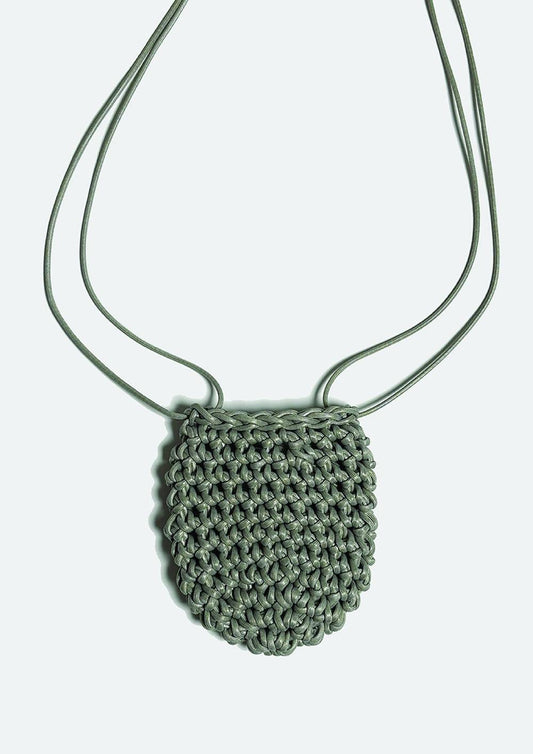 미니 바스켓 크로스 백 - Light Grey