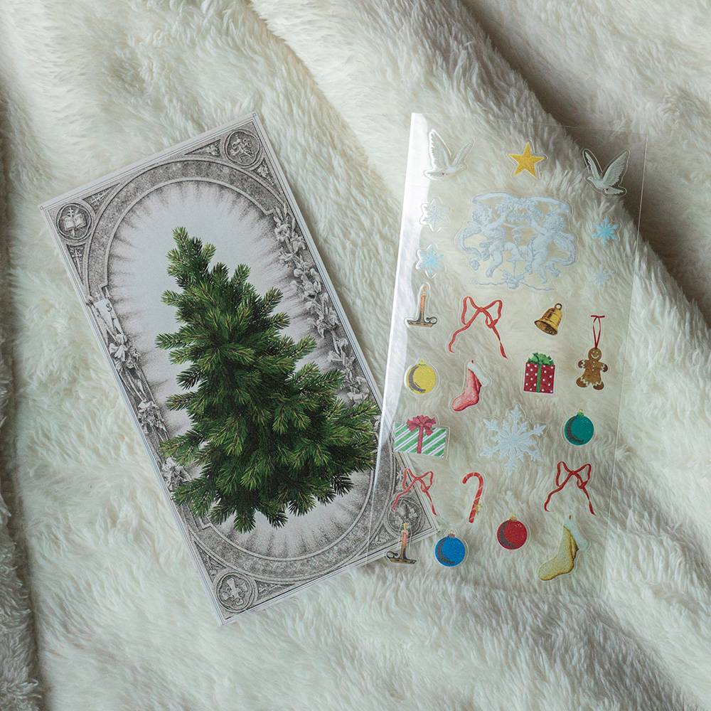 ALL ROADS LEAD HOME - ORNAMENTS (크리스마스 엽서 씰스티커)