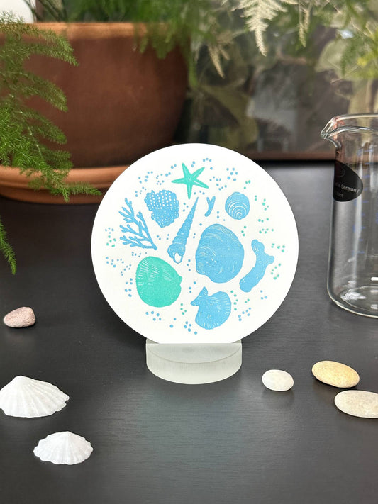 [A PLATE] On the Shore Message Card