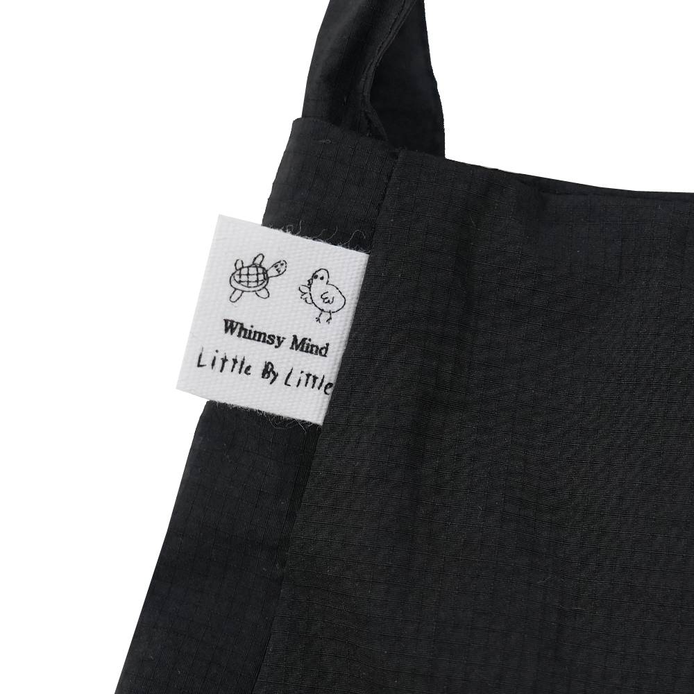 립스탑 나일론 크로스백 Black - Whimsy Mind 윔지마인드 - CAVA LIFE