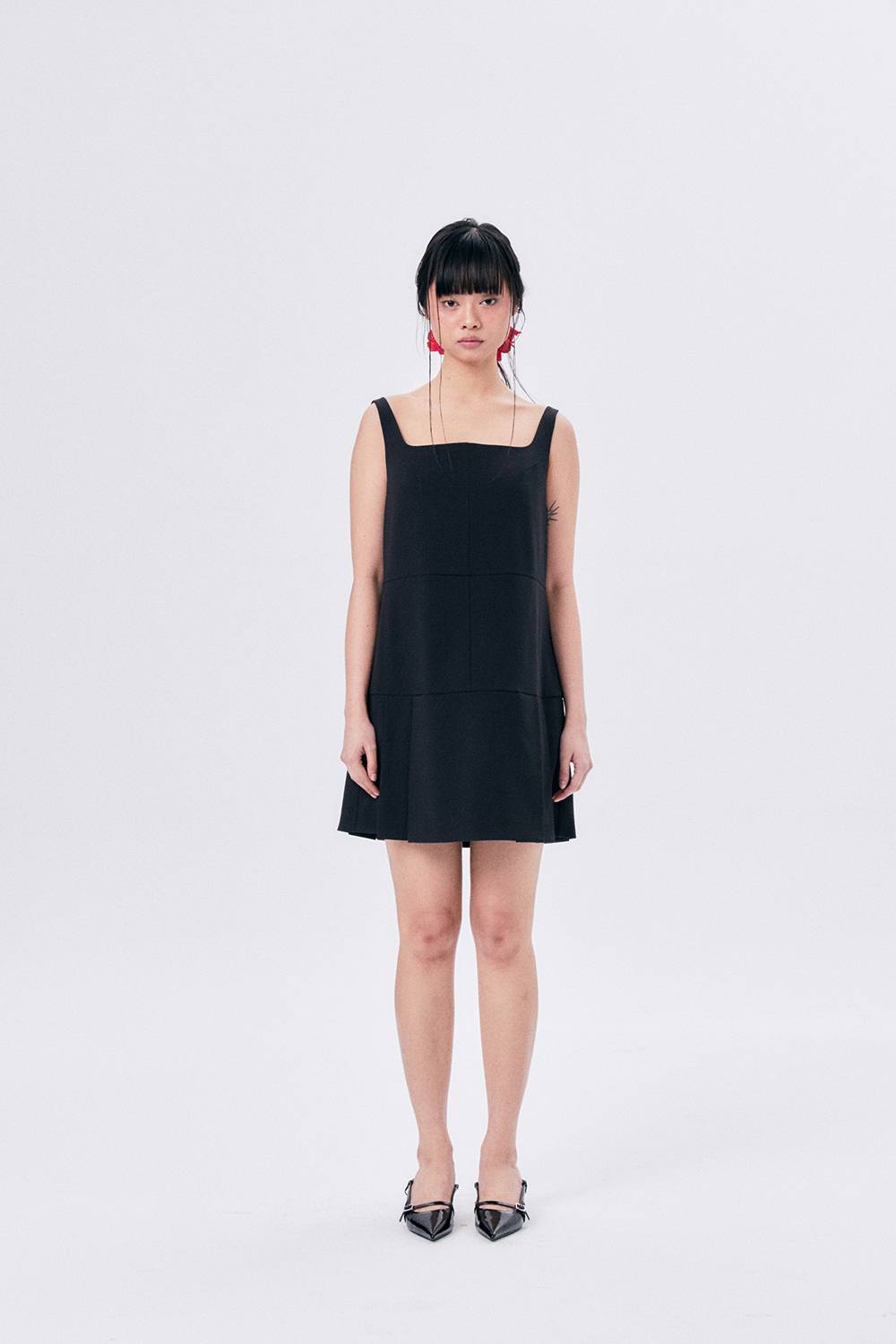 MINI SCHOOL DRESS / NAVY - HALOMINIUM  할로미늄 - CAVA LIFE