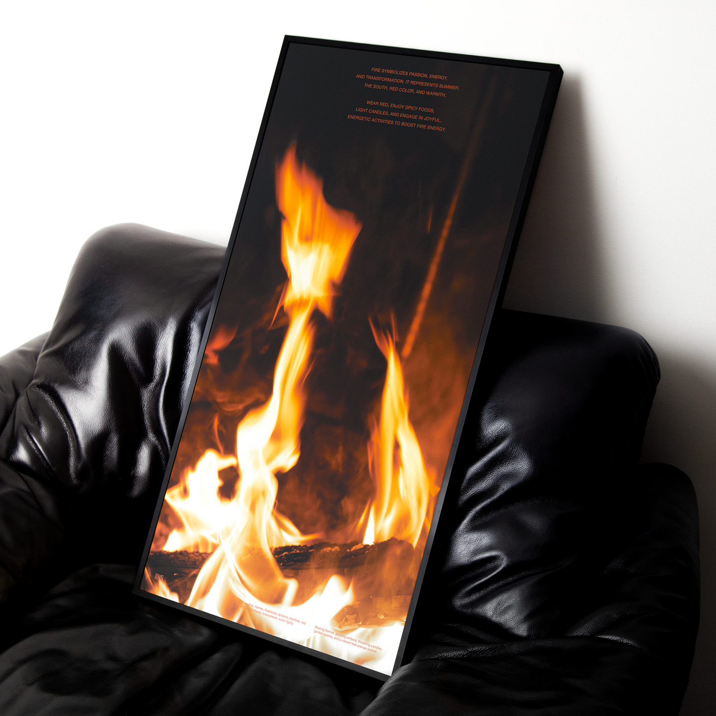 화 사주 질감 파노라마 개운 포스터 / Fuel your spark